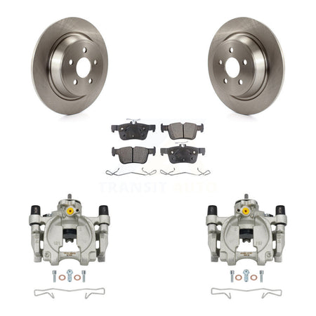 Rear Brake Caliper Rotors & Semi-Metallic Pad Kit For Ford Edge Lincoln MKX Nautilus MKZ KC8-100515P