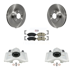 Front Disc Brake Caliper Rotors And Ceramic Pads Kit For 1997-1999 Cadillac DeVille rear brakes With Heavy Duty Brakes KC8-100518N