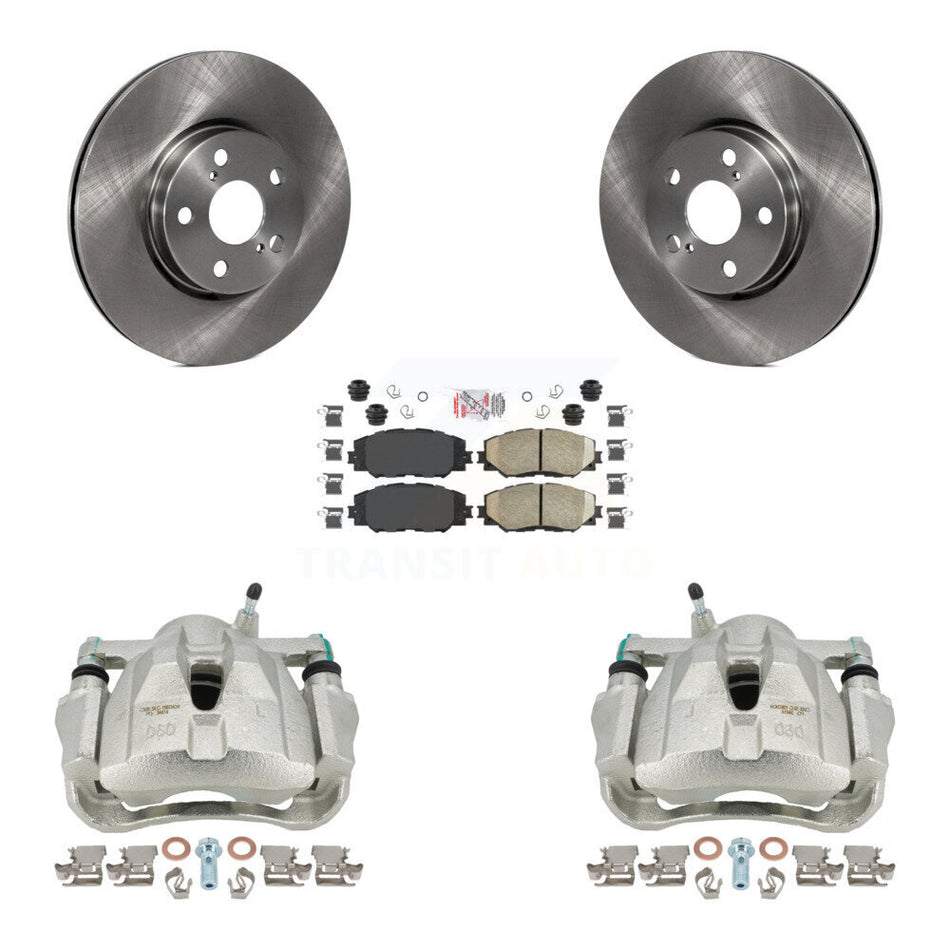 Front Disc Brake Caliper Rotors And Ceramic Pads Kit For Toyota Corolla Scion xD Matrix Pontiac Vibe KC8-100553N