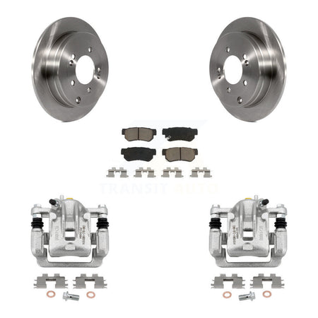 Rear Disc Brake Caliper Rotors And Ceramic Pads Kit For Hyundai Azera KC8-100556C