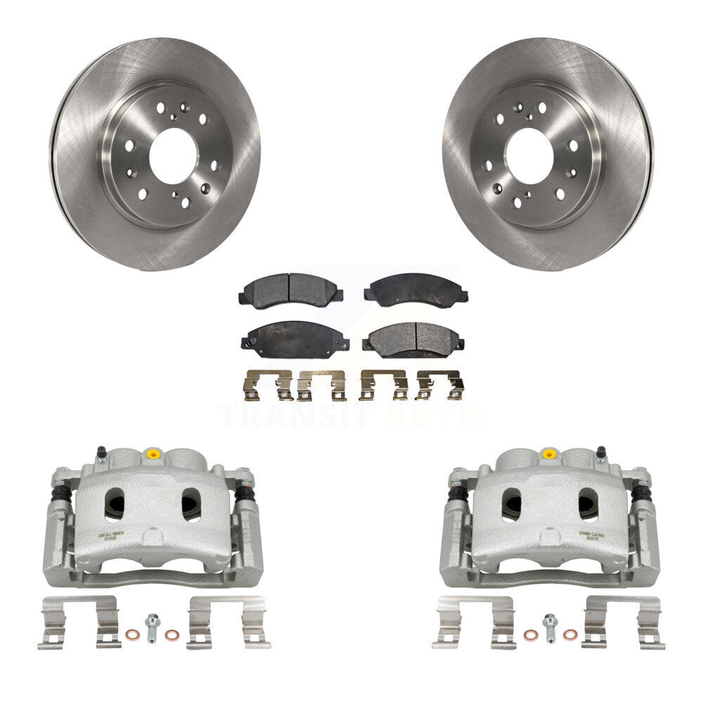 Front Brake Caliper Rotors Ceramic Pad Kit For Chevrolet Avalanche Cadillac GMC Tahoe XL KC8-100567T