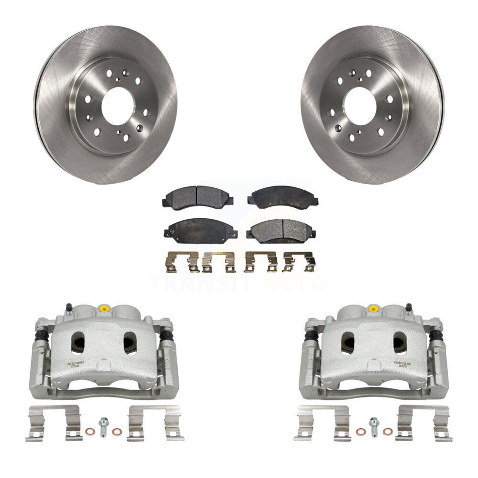 Front Brake Caliper Rotors Ceramic Pad Kit For Chevrolet Avalanche Cadillac GMC Tahoe XL KC8-100567T