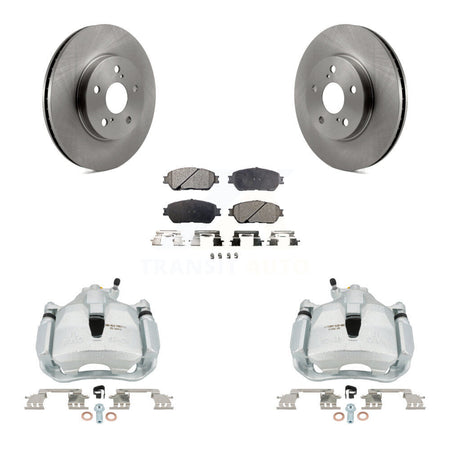 Front Disc Brake Caliper Rotor And Ceramic Pad Kit For Toyota Sienna Camry Solara Avalon KC8-100576T