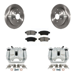 Rear Disc Brake Caliper Rotors And Semi-Metallic Pads Kit For 2005-2010 Honda Odyssey KC8-100579S