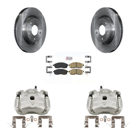 Front Disc Brake Caliper Rotors And Ceramic Pads Kit For Nissan Altima KC8-100583N
