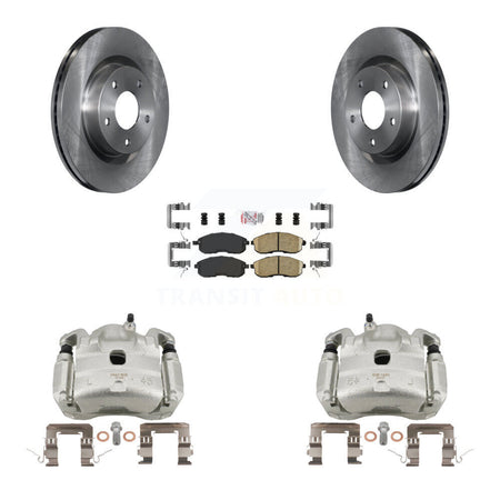 Front Disc Brake Caliper Rotors And Ceramic Pads Kit For Nissan Altima KC8-100584N
