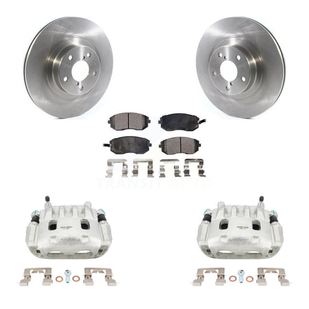 Front Brake Caliper Rotor Ceramic Pad Kit For Subaru Outback Impreza Legacy Forester WRX KC8-100589T