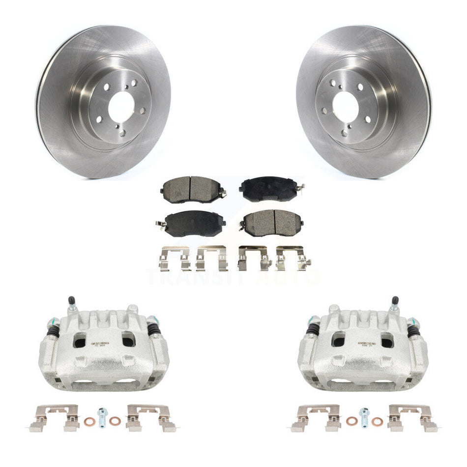 Front Disc Brake Caliper Rotors Ceramic Pad Kit For Subaru Forester Impreza XV Crosstrek KC8-100596T