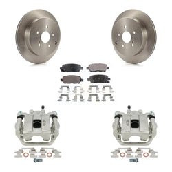 Rear Disc Brake Caliper Rotors And Semi-Metallic Pads Kit For 2009-2013 Suzuki Grand Vitara KC8-100606P