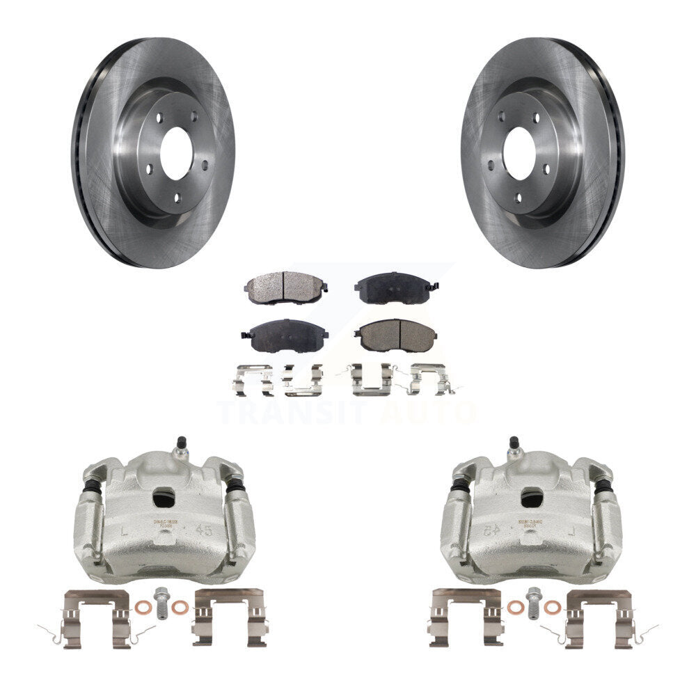 Front Disc Brake Caliper Rotors And Ceramic Pads Kit For Nissan Altima KC8-100620T