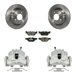Rear Disc Brake Caliper Rotors And Semi-Metallic Pads Kit For BMW 328i 325i 323i KC8-100627S