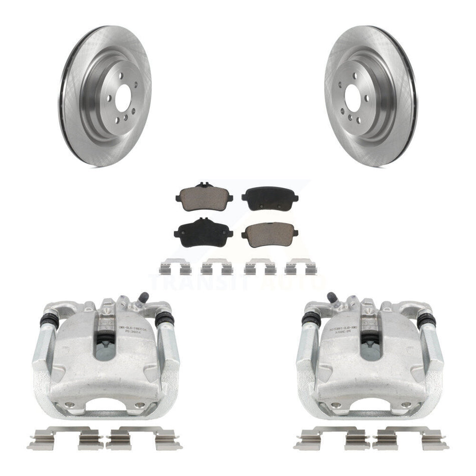 Rear Disc Brake Caliper Rotors And Ceramic Pads Kit For Mercedes-Benz GL450 GLS550 GL550 ML63 AMG KC8-100631C