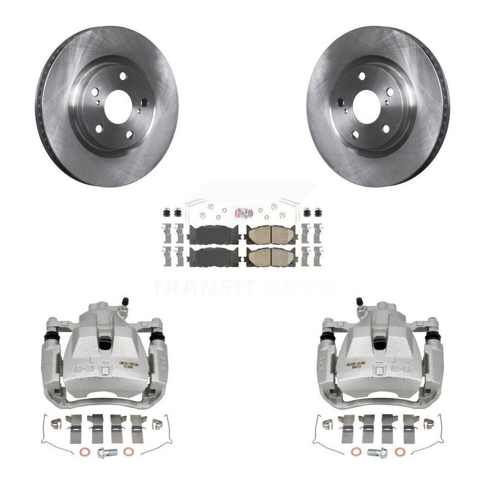 Front Brake Caliper Rotor And Ceramic Pad Kit For Toyota Camry Lexus ES350 Avalon ES300h KC8-100636N