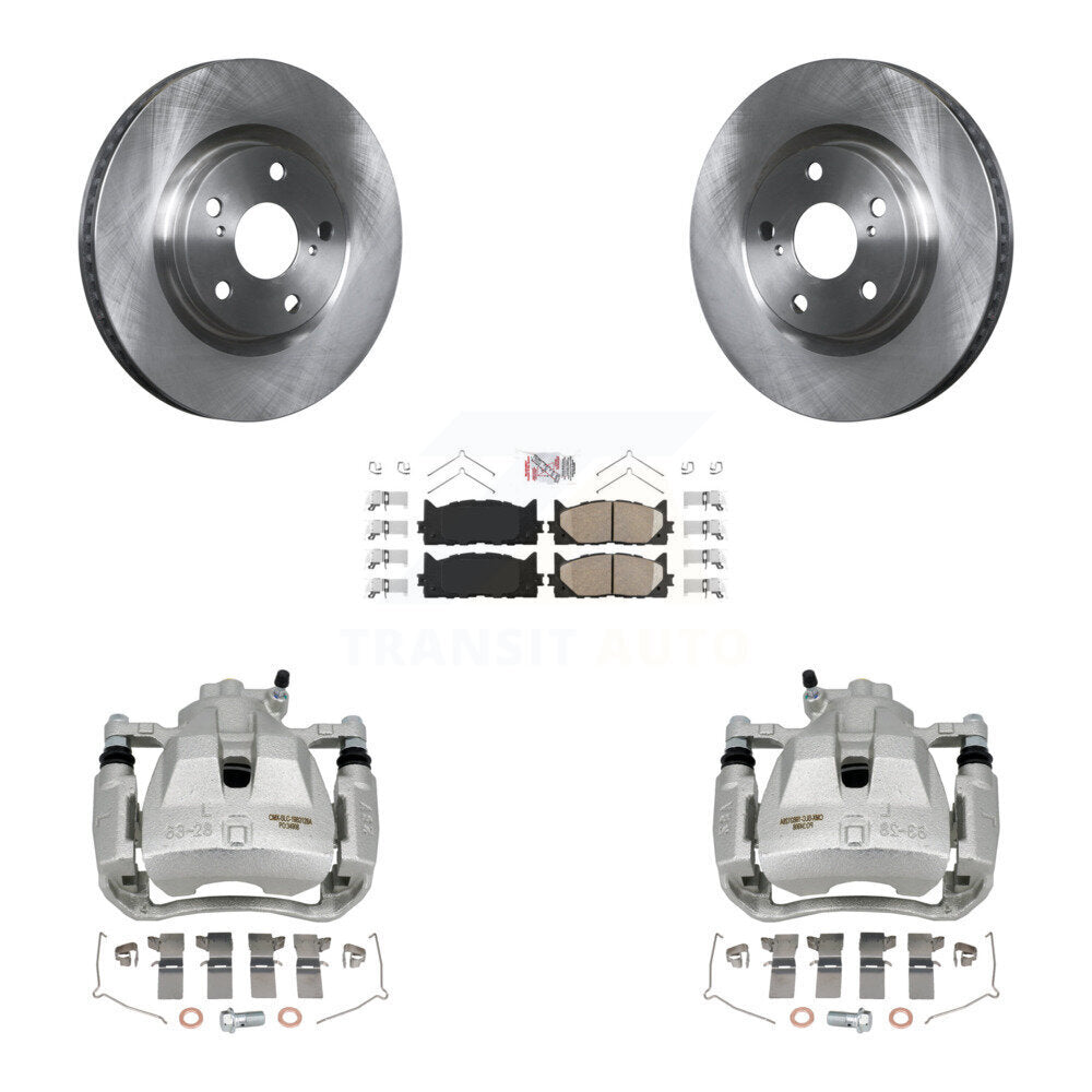 Front Brake Caliper Rotor And Ceramic Pad Kit For Toyota Camry Lexus ES350 Avalon ES300h KC8-100637N