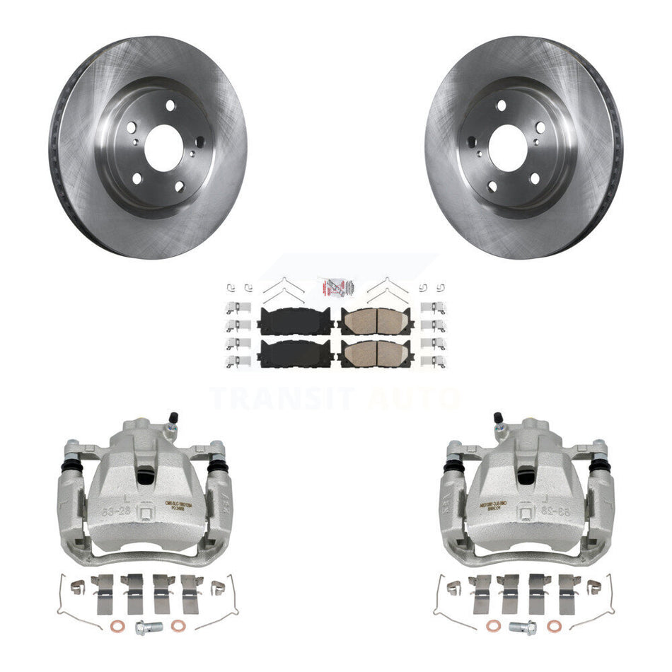Front Brake Caliper Rotor And Ceramic Pad Kit For Toyota Camry Lexus ES350 Avalon ES300h KC8-100637N
