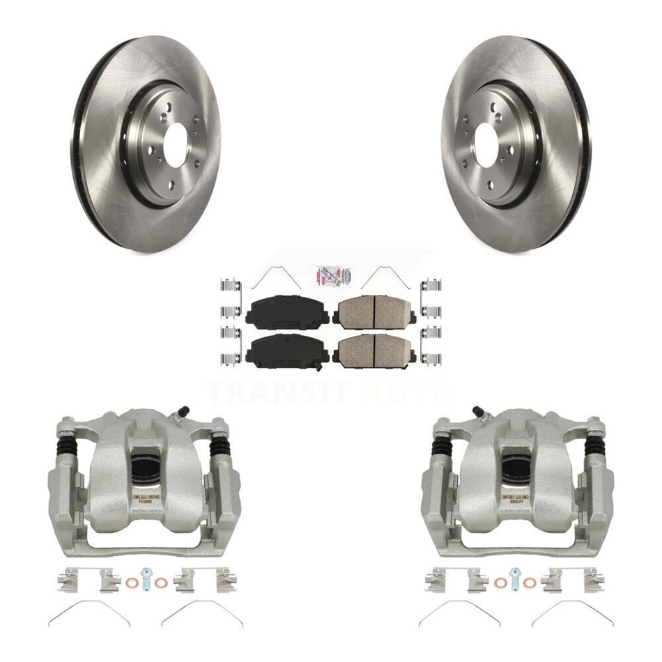 Front Disc Brake Caliper Rotors And Ceramic Pads Kit For 2019-2022 Acura ILX KC8-100642N