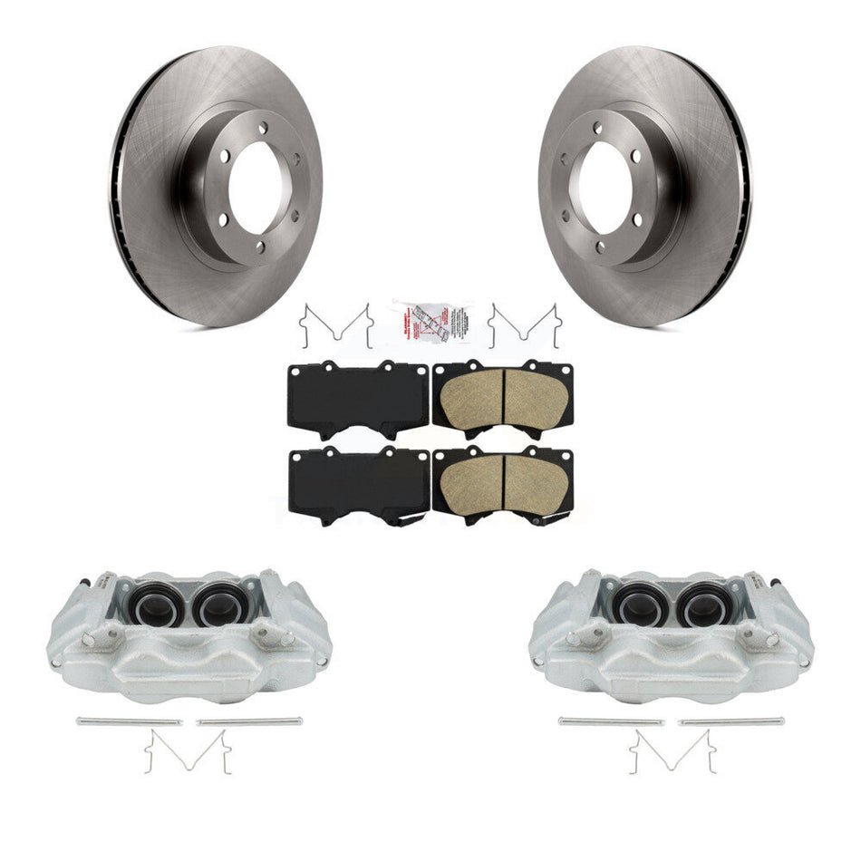 Front Disc Brake Caliper Rotors And Ceramic Pads Kit For 2003-2009 Lexus GX470 KC8-100654N