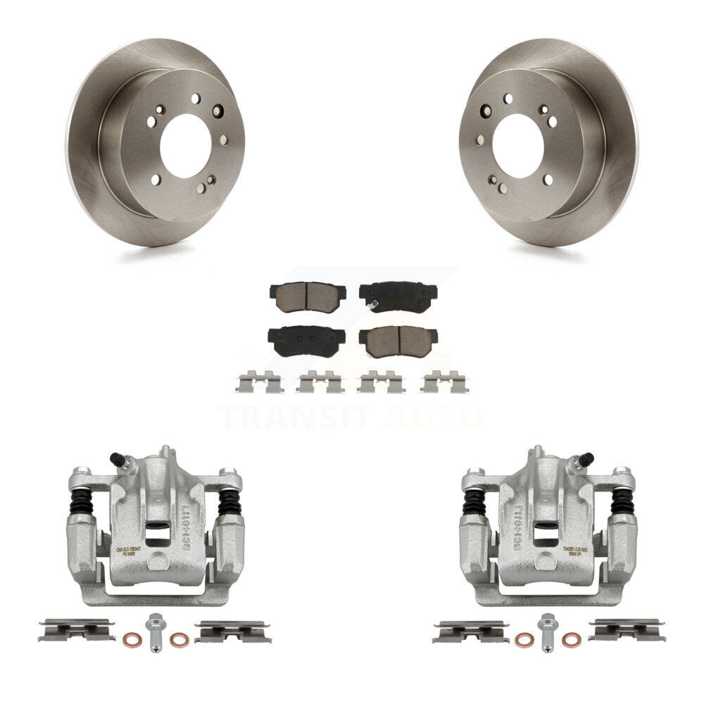 Rear Disc Brake Caliper Rotors And Ceramic Pads Kit For Hyundai Elantra KC8-100680C