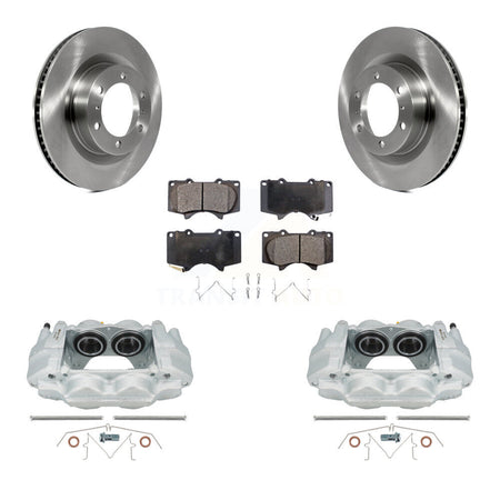 Front Disc Brake Caliper Rotors And Ceramic Pads Kit For Toyota 4Runner Lexus GX460 KC8-100683T by Transit Auto