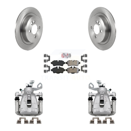 Rear Disc Brake Caliper Rotors And Semi-Metallic Pads Kit For Mini Cooper KC8-100684N