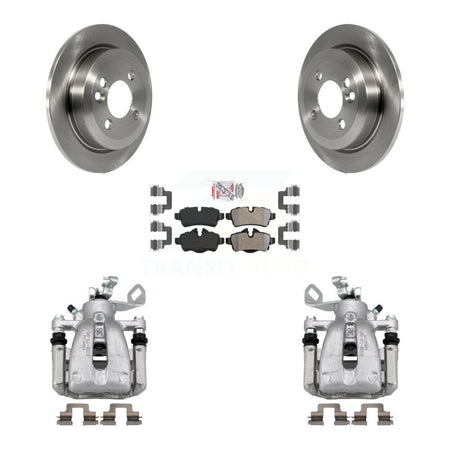 Rear Disc Brake Caliper Rotors And Semi-Metallic Pads Kit For Mini Cooper KC8-100685N