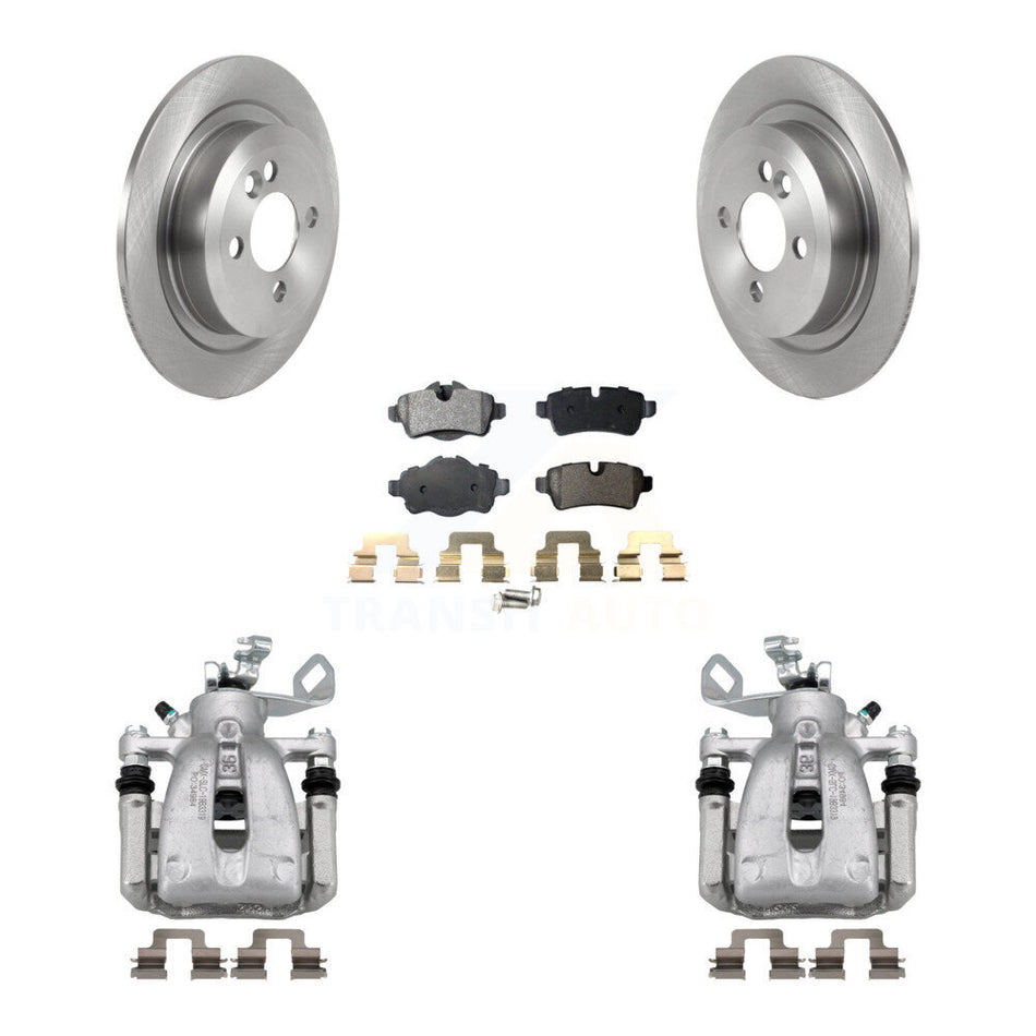 Rear Disc Brake Caliper Rotors And Semi-Metallic Pads Kit For Mini Cooper KC8-100686P