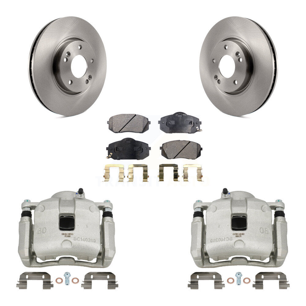Front Disc Brake Caliper Rotors Ceramic Pad Kit For 2016 Kia Sportage 2.4L From 12 10 15 KC8-100701T