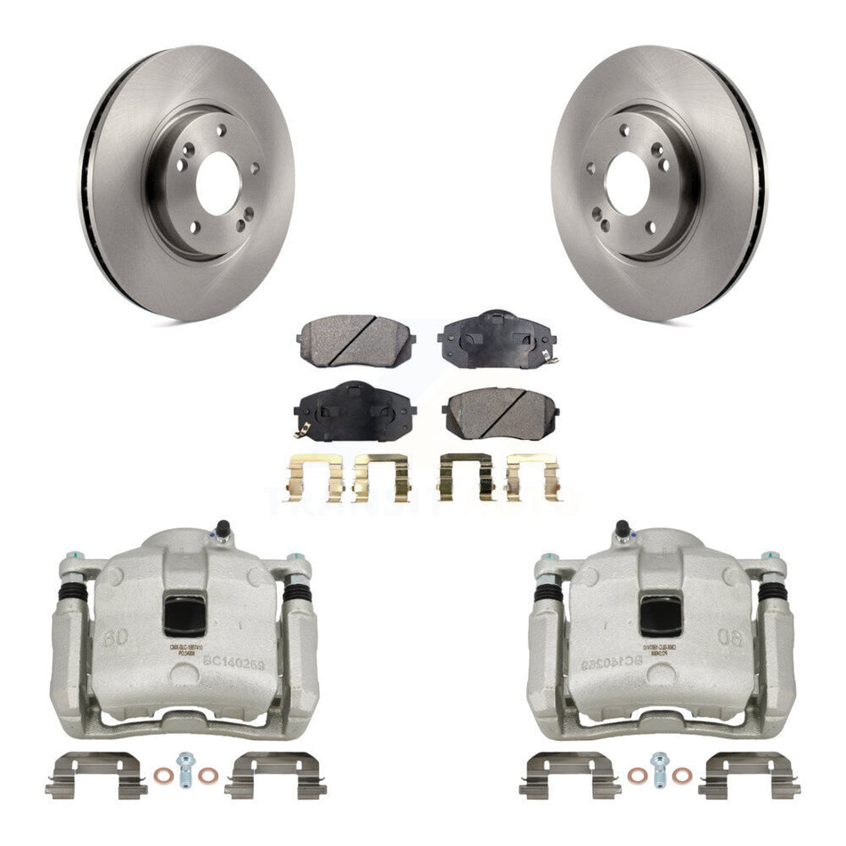 Front Disc Brake Caliper Rotors Ceramic Pad Kit For 2016 Kia Sportage 2.4L From 12 10 15 KC8-100701T