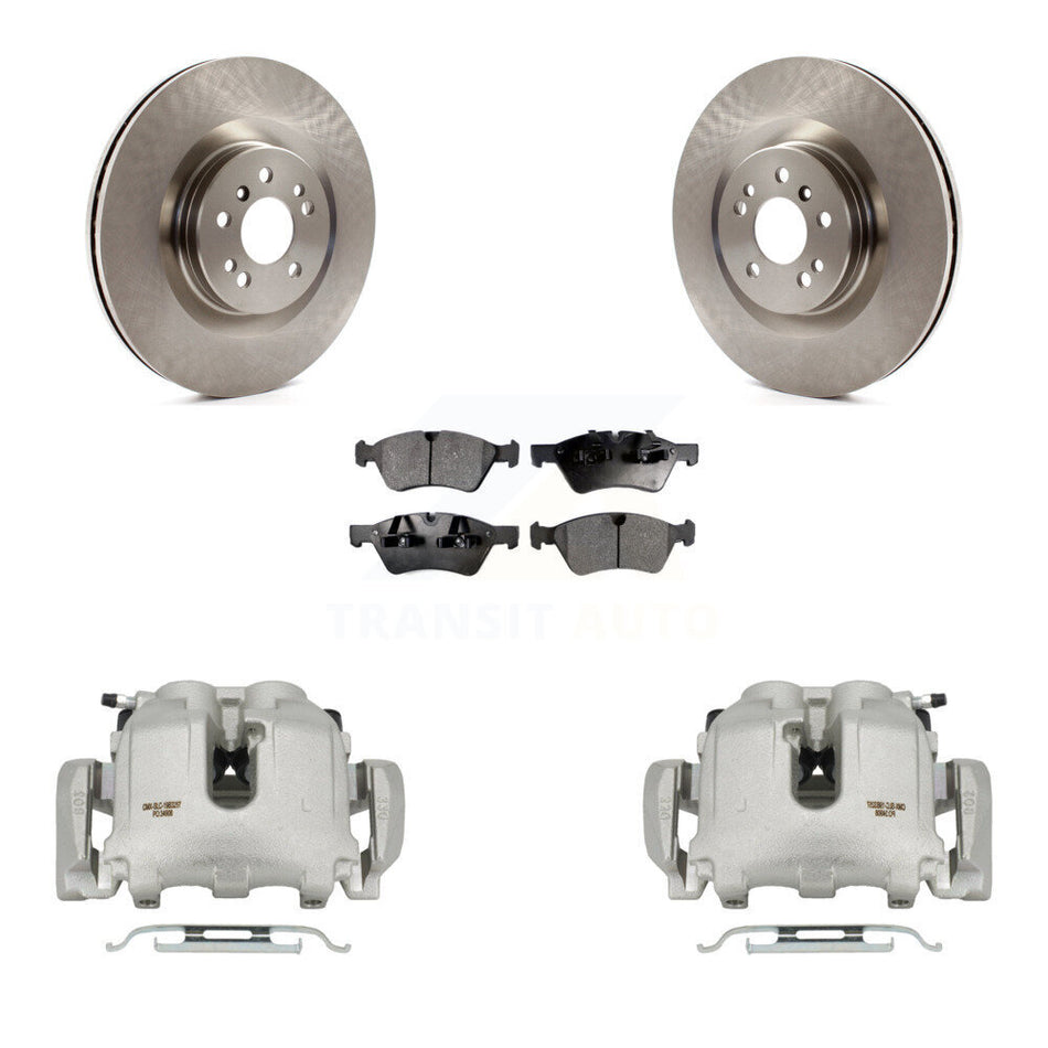 Front Disc Brake Caliper Rotors And Ceramic Pads Kit For Mercedes-Benz ML350 R350 KC8-100714T