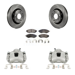 Front Disc Brake Caliper Rotors And Ceramic Pads Kit For Chevrolet Aveo Spark Aveo5 EV Pontiac G3 Suzuki Wave Wave5 Swift+ KC8-100720T