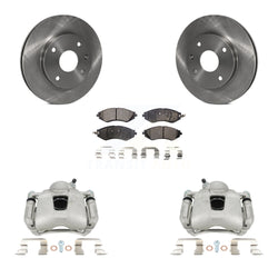 Front Disc Brake Caliper Rotors And Ceramic Pads Kit For Suzuki Forenza Reno Chevrolet Optra KC8-100721T