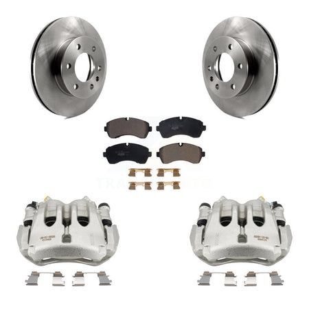 Front Brake Caliper Rotor & Ceramic Pad Kit For Sprinter 3500 Mercedes-Benz Dodge 3500XD KC8-100728T