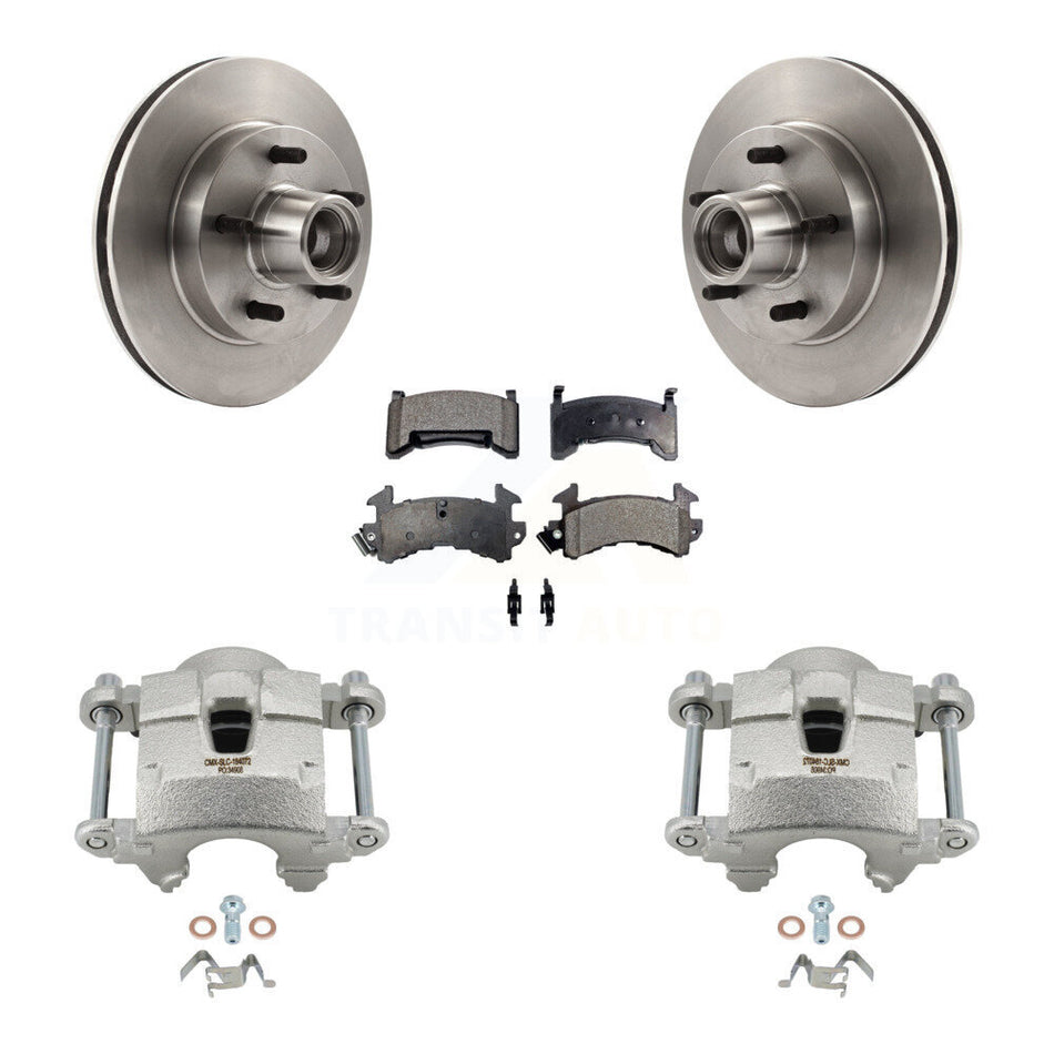 Front Brake Caliper Rotors Ceramic Pad Kit For Chevrolet Camaro Pontiac S10 Firebird GMC KC8-100730T