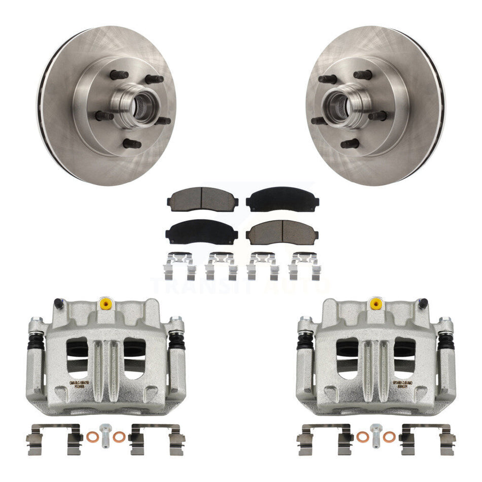 Front Disc Brake Caliper Rotors And Ceramic Pads Kit For Mazda B3000 B2300 B4000 KC8-100737C