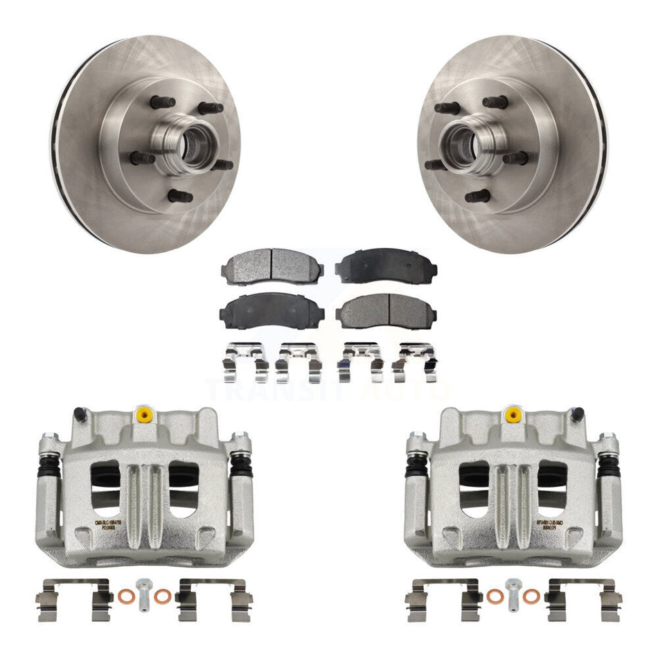 Front Disc Brake Caliper Rotors And Ceramic Pads Kit For Mazda B3000 B2300 B4000 KC8-100745T