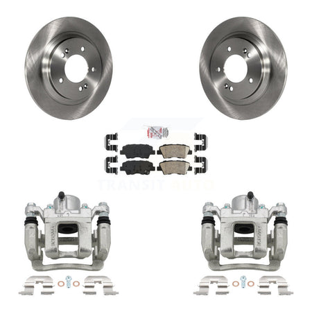 Rear Brake Caliper Rotors Ceramic Pad Kit For Hyundai Sonata With Electric Parking KC8-100922N