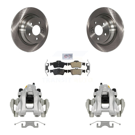 Rear Disc Brake Caliper Rotor And Semi-Metallic Pad Kit For Mercedes-Benz E350 E320 E500 KC8-100949N