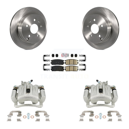 Rear Brake Caliper Rotor And Ceramic Pad Kit For 2010-2017 Chevrolet Equinox GMC Terrain KC8-100969N