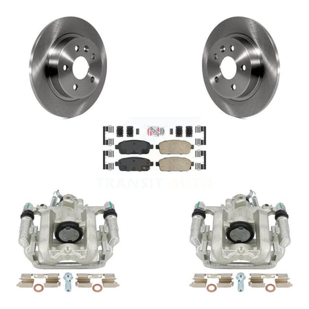 Rear Disc Brake Caliper Rotors And Ceramic Pads Kit For Chevrolet Cruze Limited KC8-101023N by Transit Auto