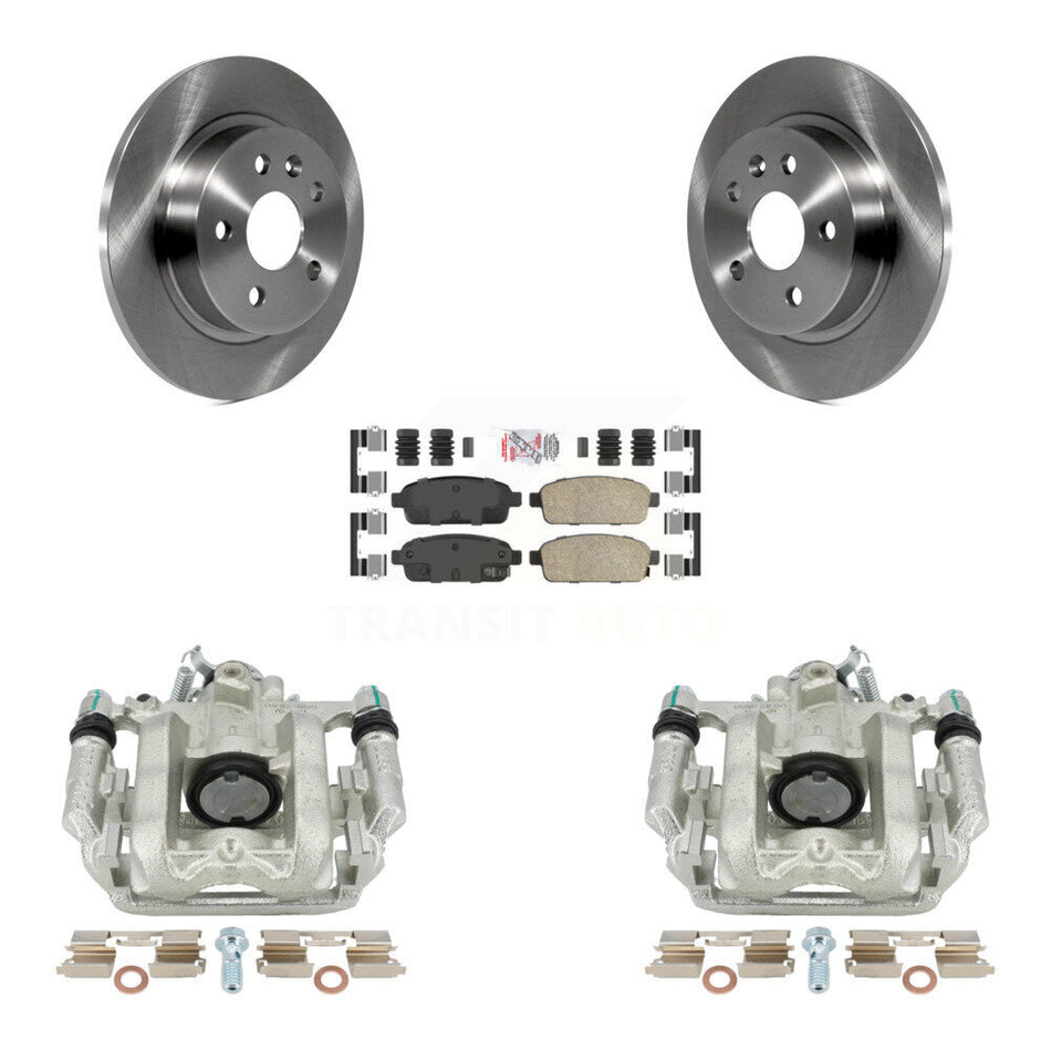 Rear Disc Brake Caliper Rotors And Ceramic Pads Kit For Chevrolet Cruze Limited KC8-101023N