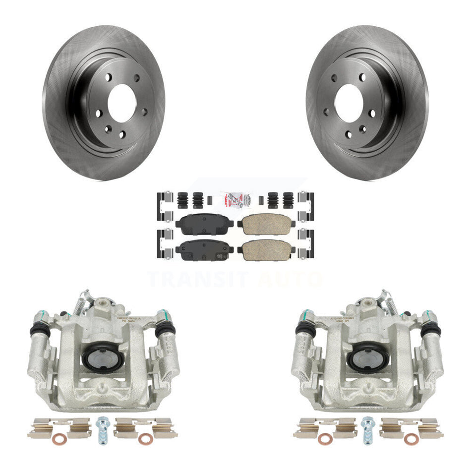 Rear Disc Brake Caliper Rotors And Ceramic Pads Kit For Chevrolet Cruze Volt Cadillac ELR KC8-101029N
