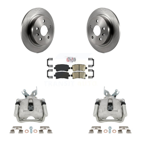 Rear Disc Brake Caliper Rotors Ceramic Pad Kit For Buick Regal LaCrosse Chevrolet Malibu KC8-101096N