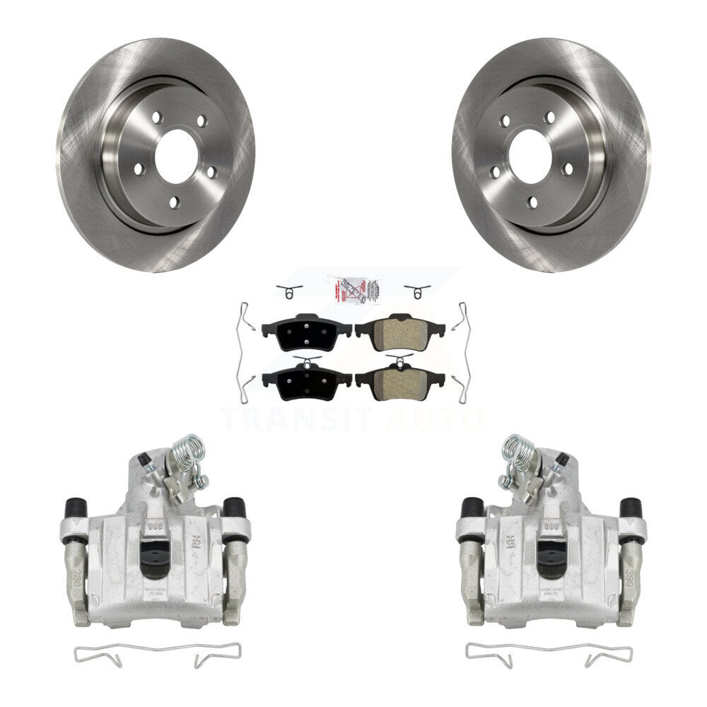 Rear Disc Brake Caliper Rotors And Semi-Metallic Pads Kit For Volvo S40 C30 V50 C70 KC8-101112N