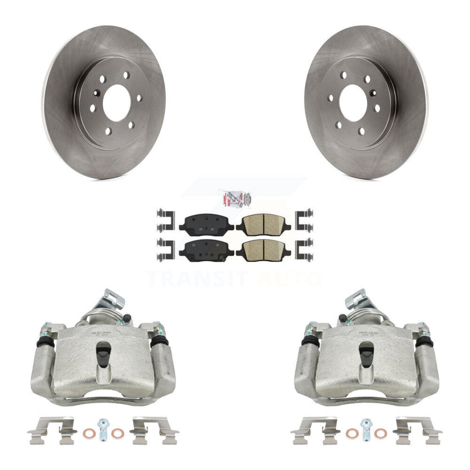 Rear Disc Brake Caliper Rotors And Ceramic Pads Kit For Chevrolet Uplander Pontiac Montana Buick Terraza Saturn Relay KC8-101186N