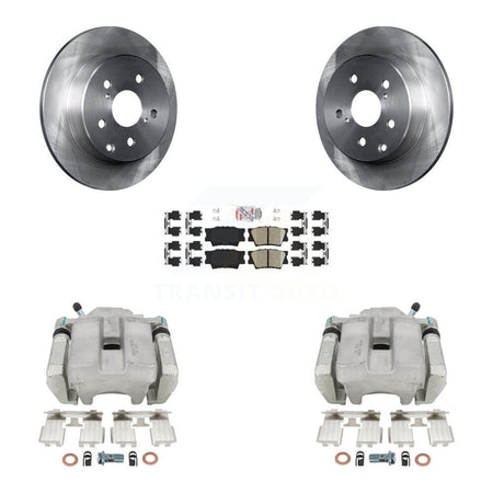 Rear Disc Brake Caliper Rotors And Ceramic Pads Kit For Toyota RAV4 KC8-101194N
