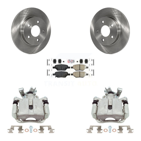 Rear Brake Caliper Rotor & Ceramic Pad Kit For Chevrolet Malibu Pontiac Cobalt G5 G6 Ion KC8-101306N
