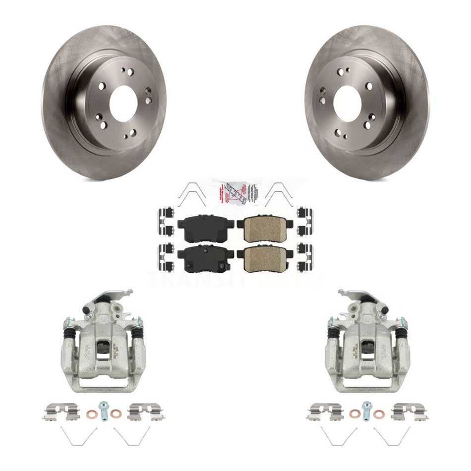 Rear Disc Brake Caliper Rotors And Ceramic Pads Kit For Honda Accord KC8-101310N