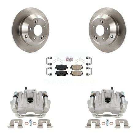 Rear Disc Brake Caliper Rotor And Ceramic Pad Kit For Kia Sorento Hyundai Santa Fe Sport KC8-101330N