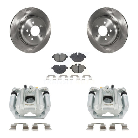 Rear Brake Caliper Rotor & Semi-Metallic Pad Kit For BMW 535i xDrive 528i ActiveHybrid 5 KC8-101332S