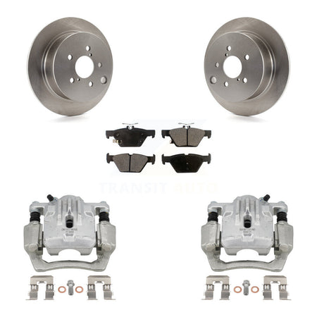 Rear Disc Brake Caliper Rotor Semi-Metallic Pad Kit For 2020 Subaru Crosstrek GAS engine KC8-101347P